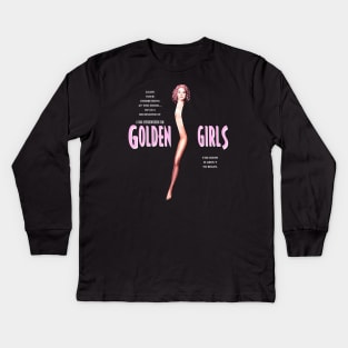 Golden Girls as Showgirls Kids Long Sleeve T-Shirt